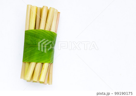 Lotus stem on white background. Lotus stem on white background. 99190175