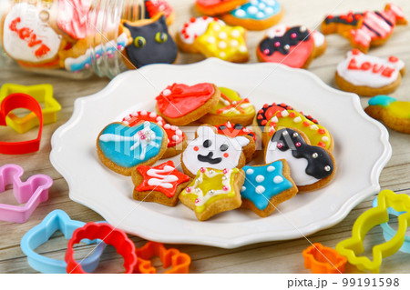 バレンタインとホワイトデー 99191598