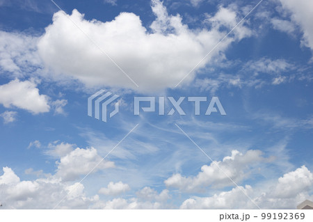 Blue sky with white clouds 99192369