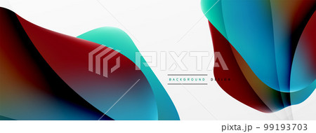 Abstract background. Fluid gradient color wave template for wallpaper, banner, background or landing Abstract background. Fluid gradient color wave template for wallpaper, banner, background or landing 99193703