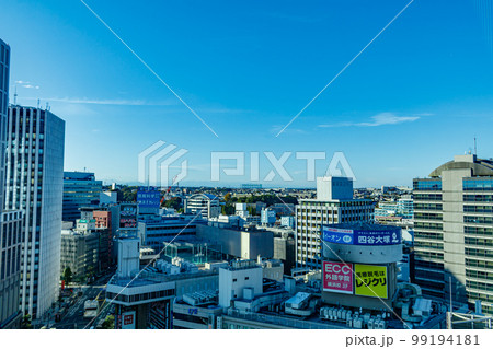 【神奈川の都市風景】横浜駅周辺からの眺望(西口方向) 【神奈川の都市風景】横浜駅周辺からの眺望(西口方向) 99194181