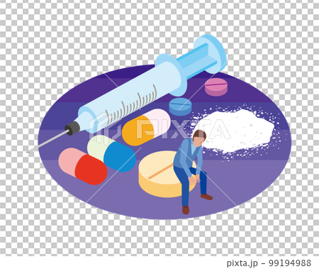 Men with drug dependence 99194988