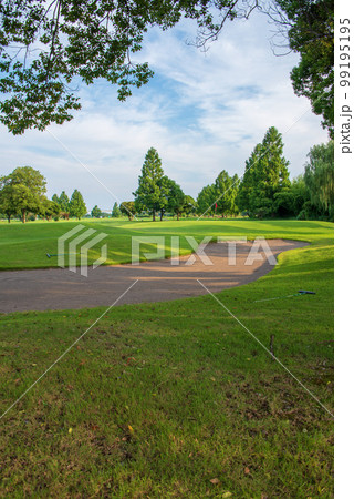 ゴルフ場　人物無し　　 99195195