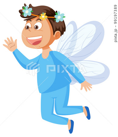 Cute fairy boy cartoon character Cute fairy boy cartoon character 99197389