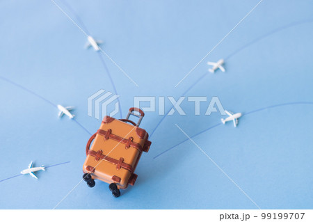 バッゲジと航空機の行先 99199707