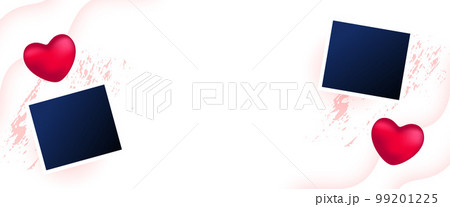 valentines day romantic banner with photo frames for social post valentines day romantic banner with photo frames for social post 99201225