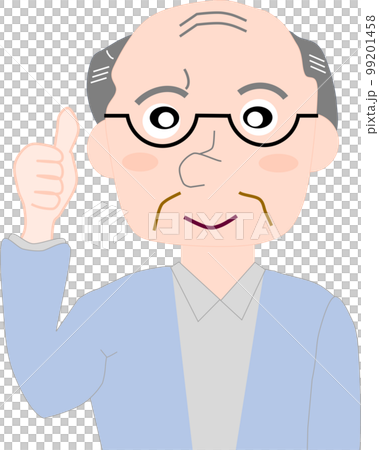 Person material-an older man with likes Person material-an older man with likes 99201458