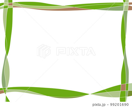 リズミック　音楽音符フレームイメージ素材 99201690