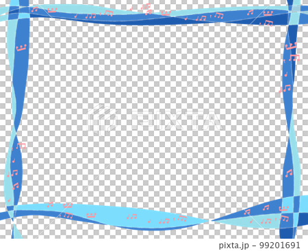 有節奏的音樂音符框圖像素材 99201691