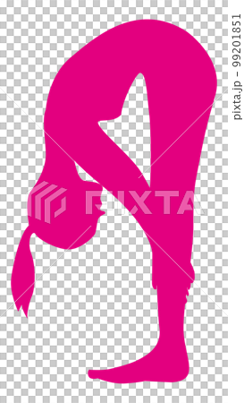 A lady who bends forward 99201851
