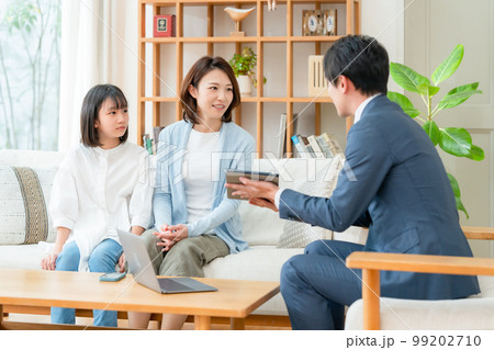 訪問　ビジネス　親子 99202710