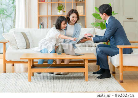 訪問　ビジネス　親子 99202718