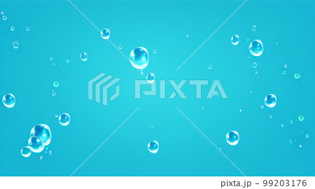 水　水滴　かわいらしい　背景 99203176