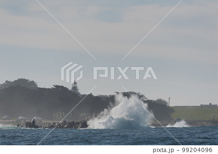 Waves breaking at the Californian Coast 99204096
