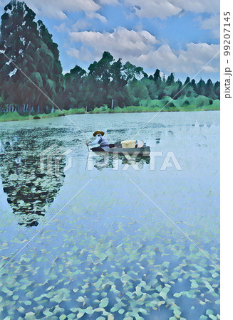 じゅんさい摘み じゅんさい摘み 99207145