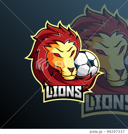 Lions Football Logo Team Badge 99207337