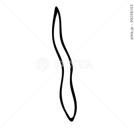 Black and White Seaweed Coloring Page, Hand drawn black and white sea doodle sketch illustration. Seaweed Coloring Book for Kids. Black and White Seaweed Coloring Page, Hand drawn black and white sea doodle sketch illustration. Seaweed Coloring Book for Kids. 99208103