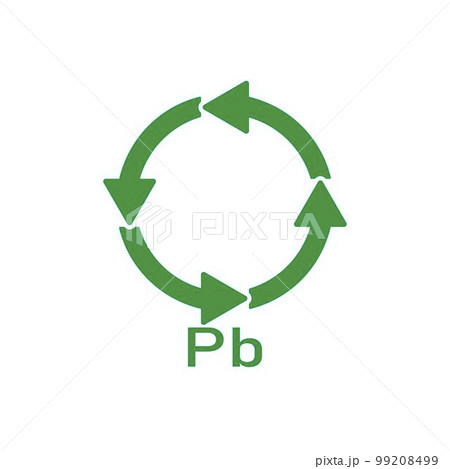 Battery recycle pb, vector illustration, sign. 99208499