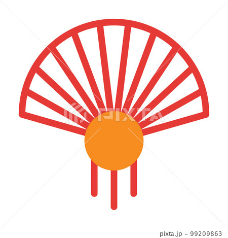 chinese icon new year duotone red style illustration vector perfect. 99209863