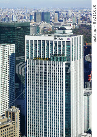 東京タワー特別展望台（トップデッキ）から見た東京エディション虎ノ門 99211020