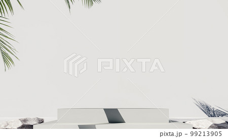 3d podium concrete background products display mockup 3d render. scene on green grass, leaf, stone, and wood background podium shape square. stand show cosmetic product. Stage showcase on pedestal. 3d podium concrete background products display mockup 3d render. scene on green grass, leaf, stone, and wood background podium shape square. stand show cosmetic product. Stage showcase on pedestal. 99213905