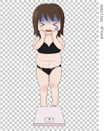 怕上秤的女人（胖乎乎的身材） 99213906