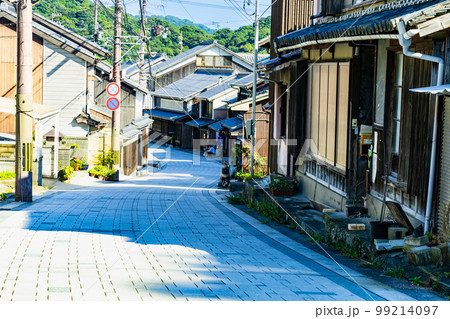 初秋の坂越の街並み9 兵庫県赤穂市 初秋の坂越の街並み9 兵庫県赤穂市 99214097