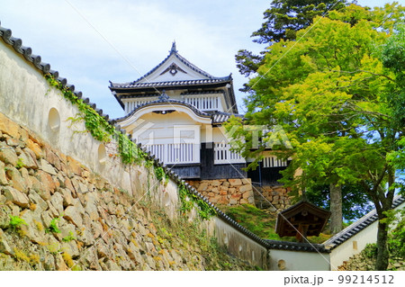 備中松山城 天守と土塀 備中松山城 天守と土塀 99214512