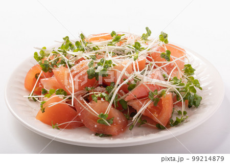 トマトとブロッコリースプラウトのサラダ トマトとブロッコリースプラウトのサラダ 99214879