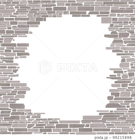 レンガタイルのフレーム素材 レンガタイルのフレーム素材 99215898