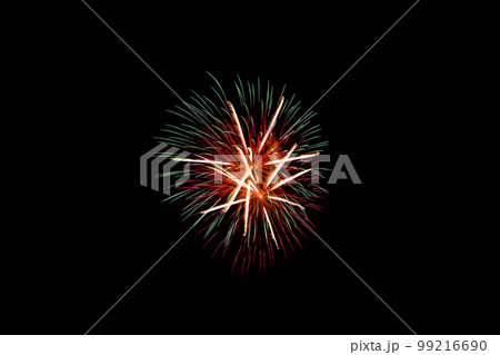 花火素材 静岡県伊豆市土肥 土肥サマーフェスティバル海上花火大会の花火 花火素材 静岡県伊豆市土肥 土肥サマーフェスティバル海上花火大会の花火 99216690