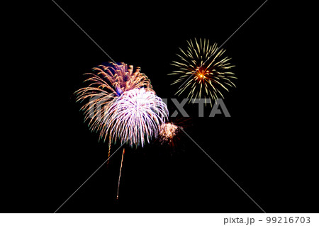 花火素材 静岡県伊豆市土肥 土肥サマーフェスティバル海上花火大会の花火 花火素材 静岡県伊豆市土肥 土肥サマーフェスティバル海上花火大会の花火 99216703