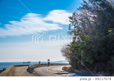《愛知県》蒲郡市 三河湾国定公園 西浦シーサイドロード 《愛知県》蒲郡市 三河湾国定公園 西浦シーサイドロード 99217678