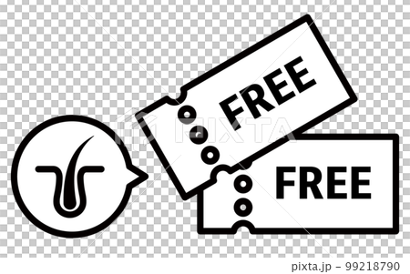 Free trial ticket for hair removal salon 99218790