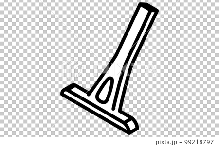 Image illustration of T-shaped razor, hair removal and self-treatment Image illustration of T-shaped razor, hair removal and self-treatment 99218797