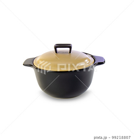 Ceramic pot. soup tureen isolated on white. Ceramic pot. soup tureen isolated on white. 99218807