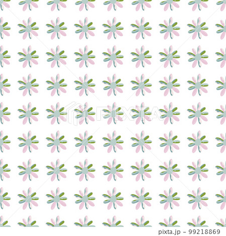 Seamless pattern with decorative flowers. Floral vector background. 99218869