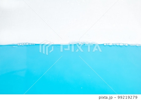 Water Surface Splash and bubbles . on white background. Water Surface Splash and bubbles . on white background. 99219279