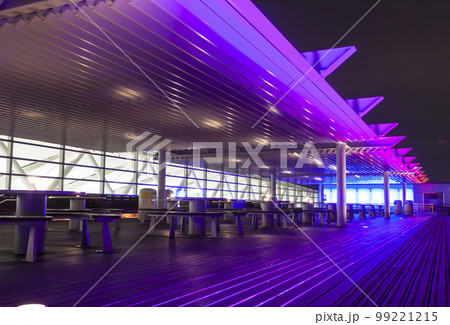 羽田空港　ターミナル　通路　ビジネスイメージ　近未来　 99221215