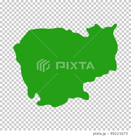 Cambodia map icon. Kingdom of Cambodia. vector. 99221673