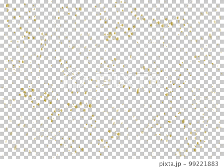 飛びはねたインクの模様イラスト（金色グラデーション）　　　　　　　　 99221883