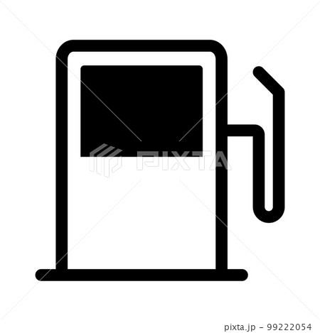 シンプルなガソリンスタンドアイコン。給油。ガソリン。ベクター。 99222054