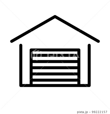 倉庫のアイコン。トランクルームのアイコン。ベクター。 99222157