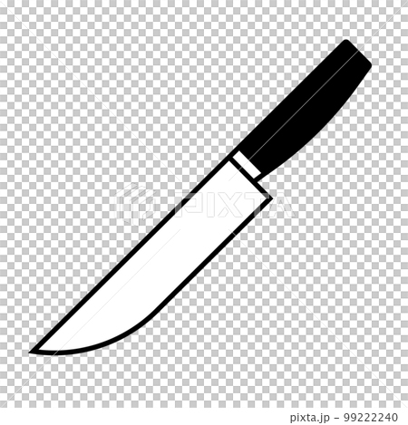 Simple knife icon. kitchenware. Cutlery icon. vector. 99222240