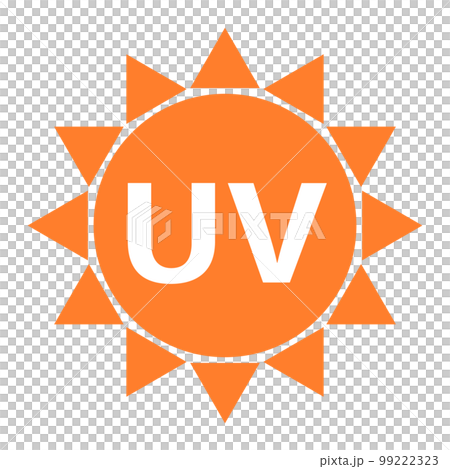UVのアイコン。紫外線。ベクター。 99222323
