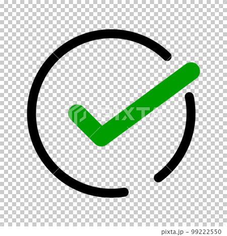 丸いチェックボックス。選択肢や入力ボックス。ベクター。 丸いチェックボックス。選択肢や入力ボックス。ベクター。 99222550