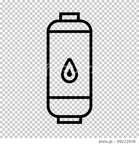 シンプルなプロパンガスボンベのアイコン。ガスタンク。ベクター。 シンプルなプロパンガスボンベのアイコン。ガスタンク。ベクター。 99222656