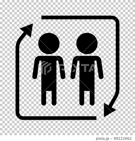 インサイダー情報のシルエットアイコン。ベクター。 99222662