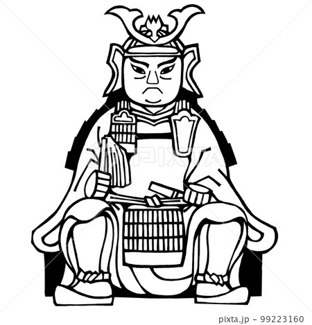 戦国武将・上杉憲正（モノクロ） 99223160