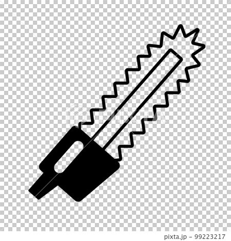 Chainsaw icon. Electric tool. industry. vector. 99223217
